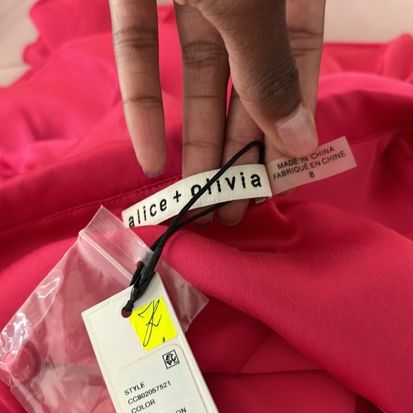 Alice + Olivia Watermelon Dress Sz 8 [Altered to Size 2]🍉 (Read Description) - Picture 9 of 11